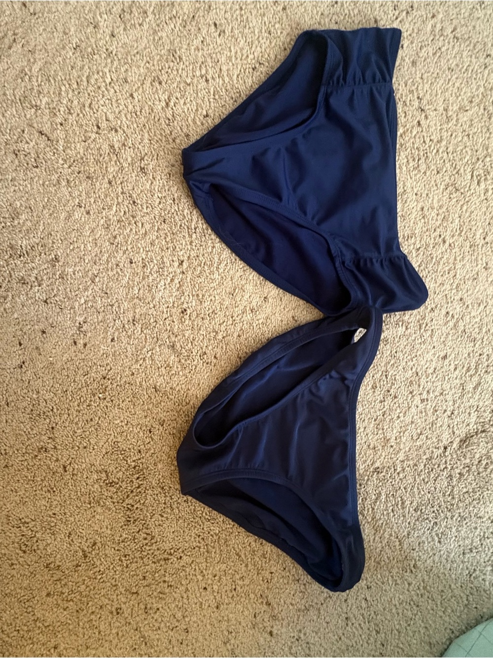 Justice Navy Blue Girls Swim Bikini Bottoms